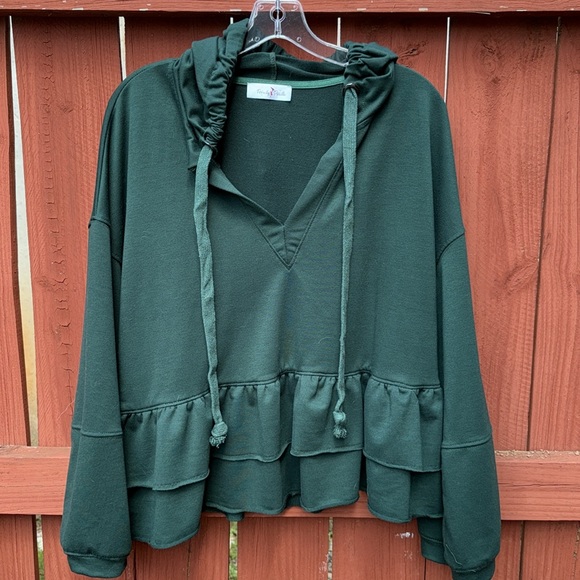Hoodie Green Perfecty Pricile M - Picture 4 of 5